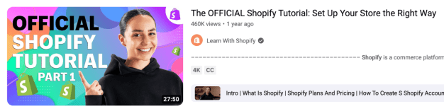 The Right way from Shopify